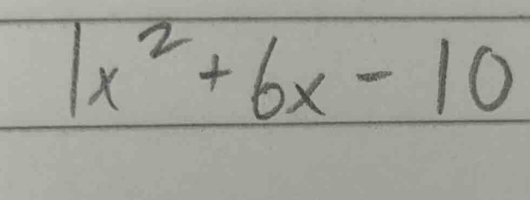 1x^2+6x-10