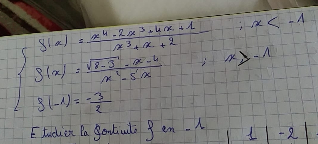 beginarrayl 91x+2y=frac 2x-2x-4^2-12^(31x+2y-x-4)  (x+1-3x)/x^2-5x endarray.  ∴ x
Etudien fa ontiuite Pen 
1 -2