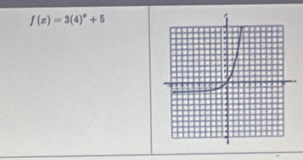 f(x)=3(4)^x+5