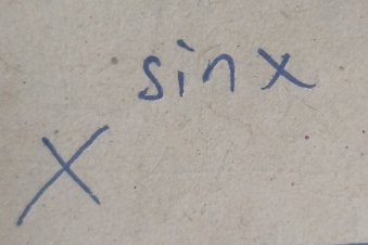 x^(sin x)