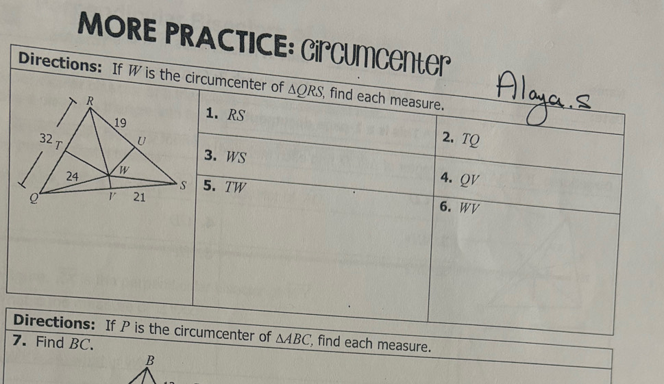 MORE PR
7nd BC. d each measure.