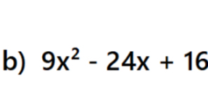 9x^2-24x+16