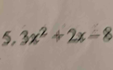 3x²+2x-8