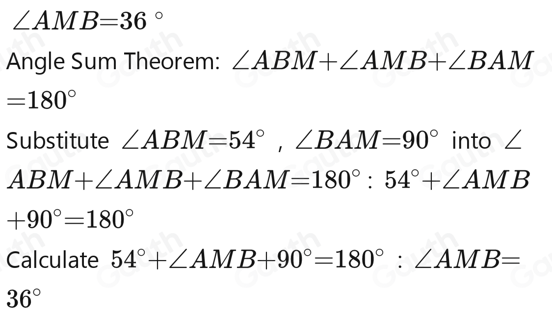Solved: What is the measure of angle M? * Solve the unknown parts of ...