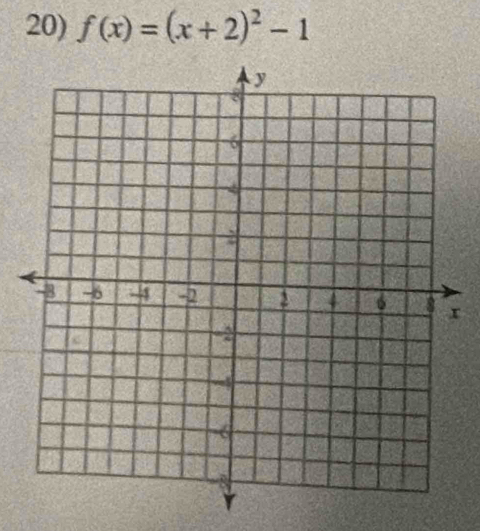 f(x)=(x+2)^2-1
r