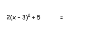 2(x-3)^2+5 :