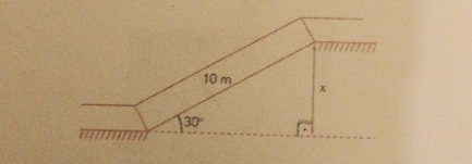 10 m x
30°