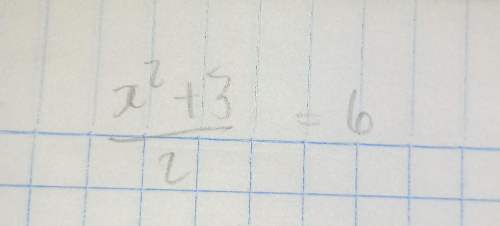  (x^2+31)/|2| =6