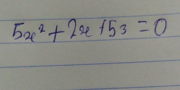 5x^2+2x+53=0