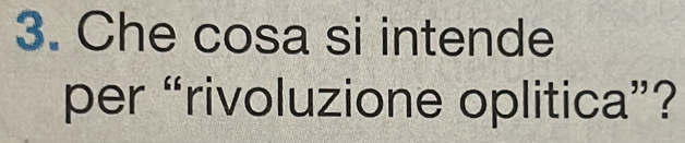 Che cosa si intende 
per “rivoluzione oplitica”?