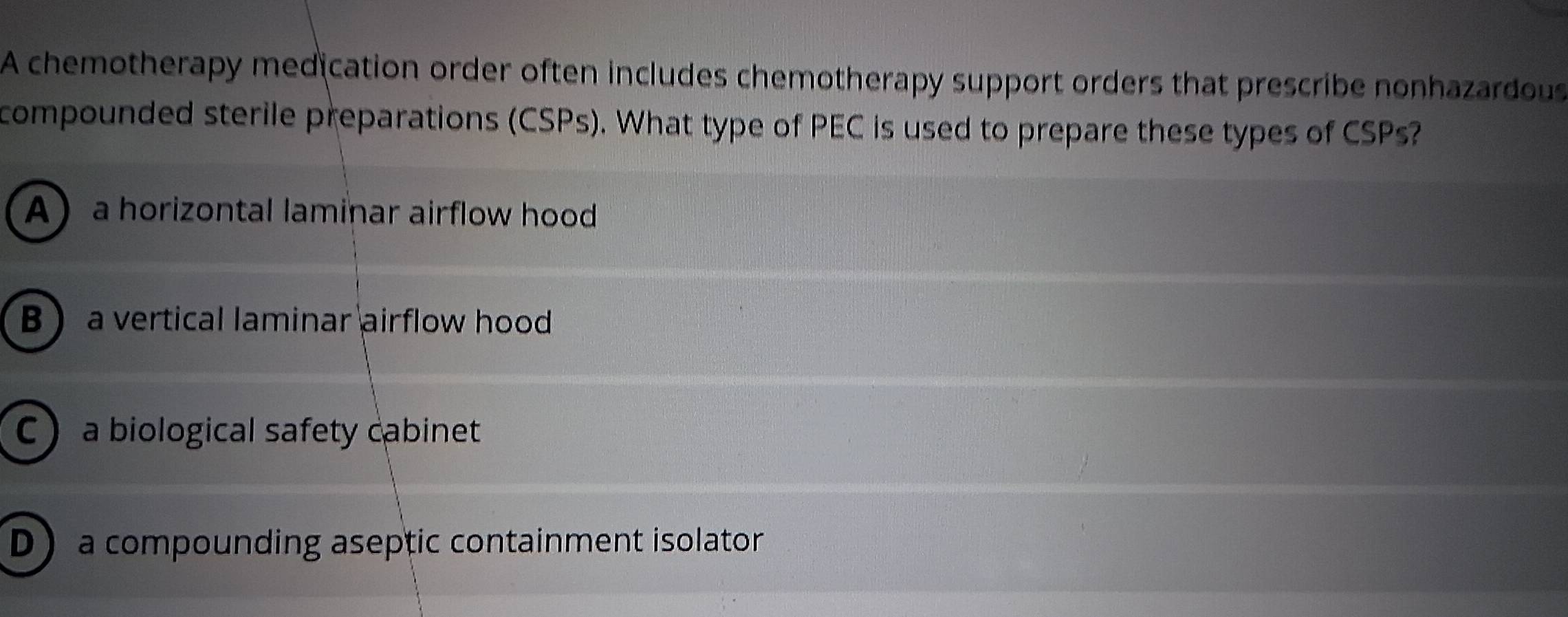 Solved: A chemotherapy medication order often includes chemotherapy ...