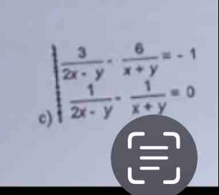 )| 3/2x-y ·  6/x+y =-1  1/2x-y ·  1/x+y =0