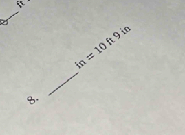 40°
_
in=10ft9in
_ 
8.