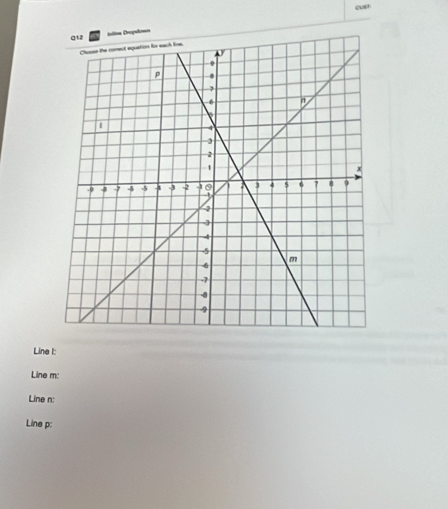 cusn 
Line I: 
Line m : 
Line n : 
Line p :