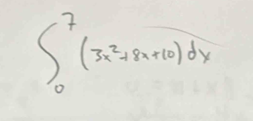 ∈t _0^(7(3x^2)+8x+10)dx