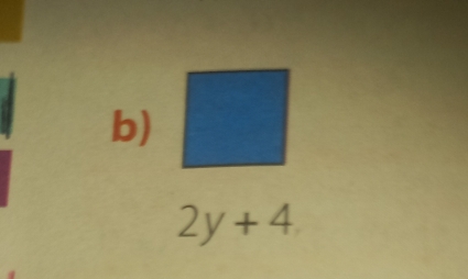 frac □° □ 
2y+4