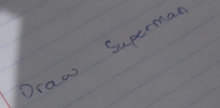 Draw Superma