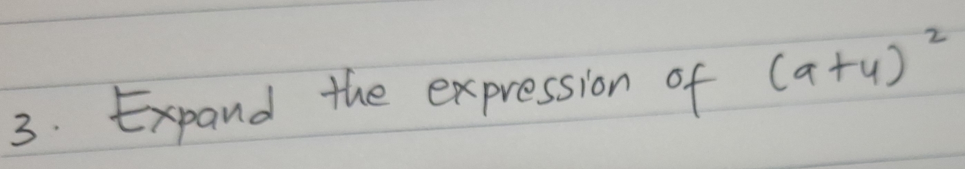 Expand the expression of (9+4)^2