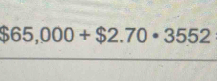 $65,000+$2.70· 3552