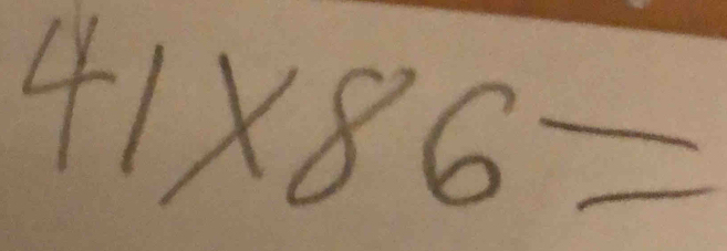 41* 86=