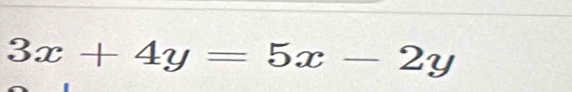 3x+4y=5x-2y