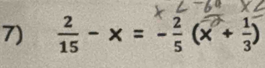 - x = -(x +;)