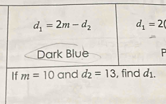 If m=10 and