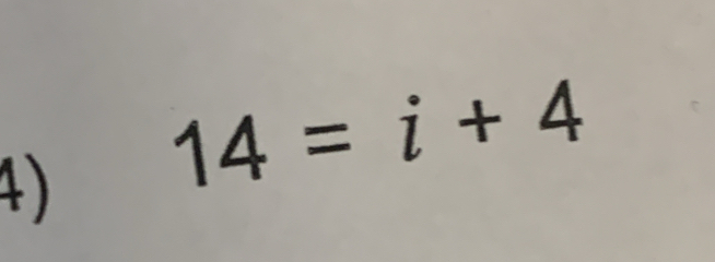 14=i+4