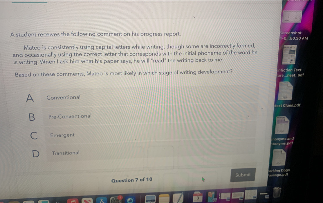 Solved: A student receives the following comment on his progress report ...