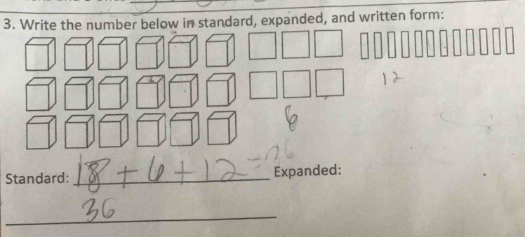 Write the number below in standard, expanded, and written form: 
Standard: _Expanded: 
_