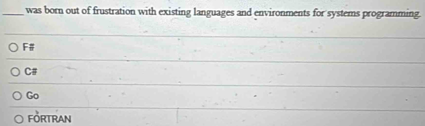 Solved: was born out of frustration with existing languages and ...