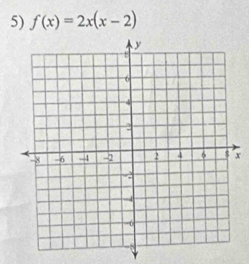 f(x)=2x(x-2)
x