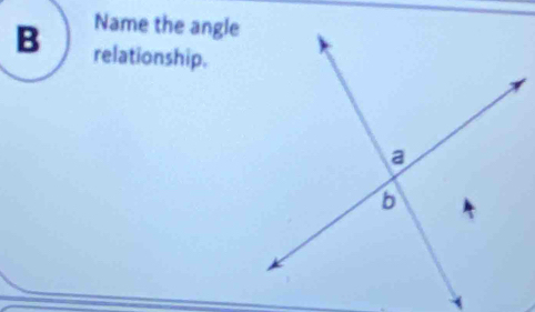 Name the angle 
B relationship.