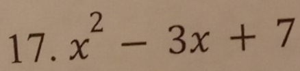 x^2-3x+7