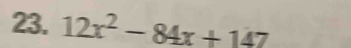 12x^2-84x+147