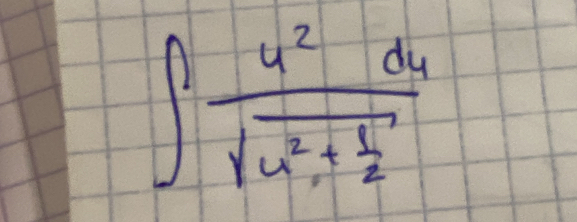 ∈t frac u^2dusqrt(u^2+frac 1)2