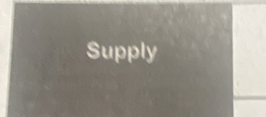 supply