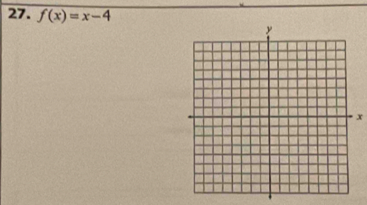 f(x)=x-4
x