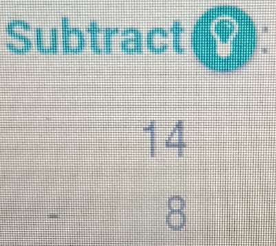 Subtract (2):
14
=
8