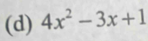 4x^2-3x+1