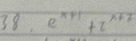 38.e^(x+1)+2^(x+2)