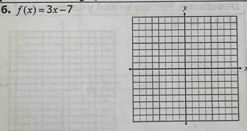 f(x)=3x-7