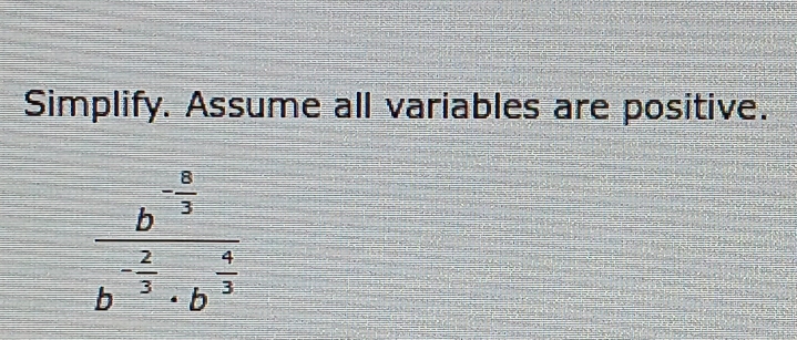 Simplify. Assume all variables are positive.