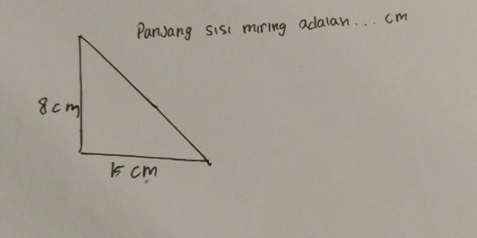 PanJang sis muring adalan. . . cm