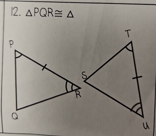 △ PQR≌ △