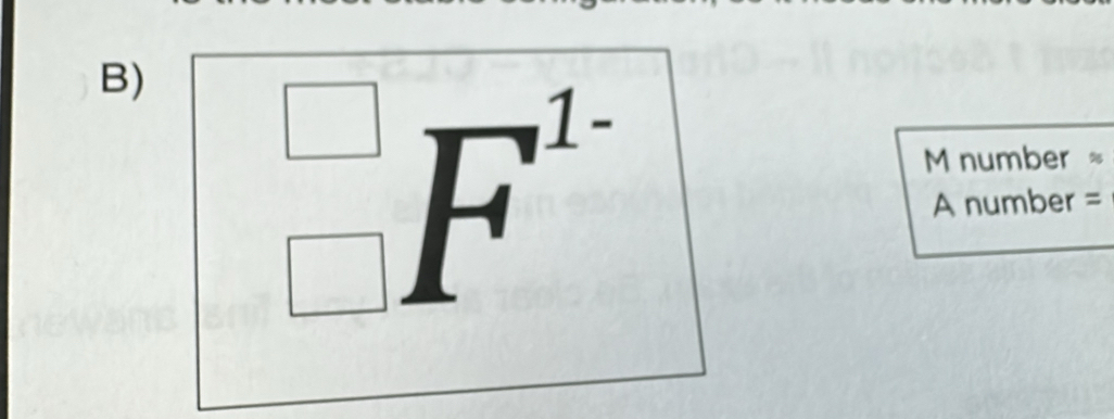 frac  
□ F^(1-) 
M number ≈
A number =