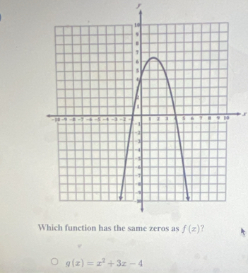 g(x)=x^2+3x-4