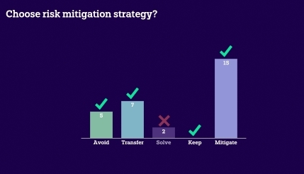 Choose risk mitigation strategy?