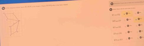 to to K1MN s t m o ho KOPQ ao t 
Seet New on te for mach pan of sck
overline KL=moverline AQ
VN=wOP
x=_ overline ACparallel
a=
OPm△ LB
a=
X'X'weAs