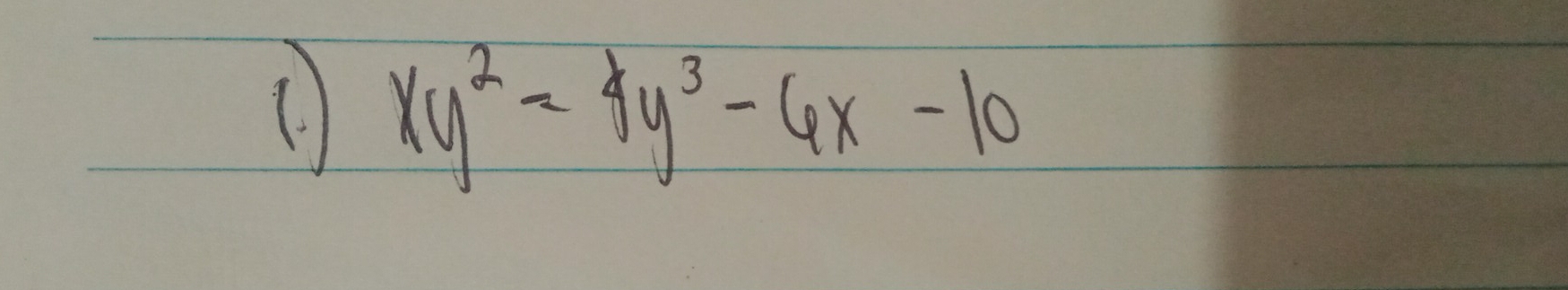 ( xy^2=4y^3-6x-10